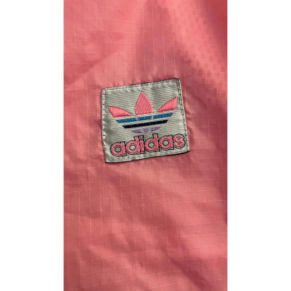 VINTAGE 70'S ADIDAS SPORTS PINK ZIP TRACK PANTS - Picture 4 of 11